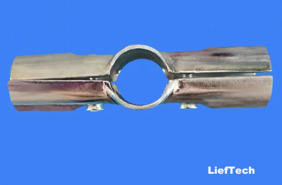 Estrutura modular Acessórios de tubos de resíduos de cromo para estantes de armazenamento