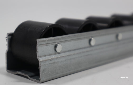 Alumínio de liga Placon Roller Track Altura de resistência Roda de nylon