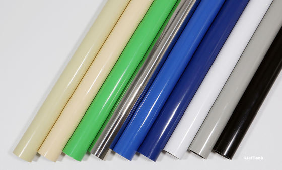 0.7mm espessura plástico PE revestido tubo de aço industrial longa vida útil