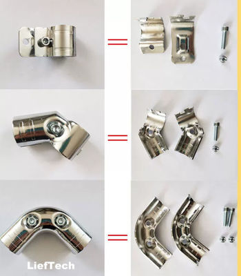 Tecnologia Lief Conectores de tubos cromados Conectores de tubos de aço cromados