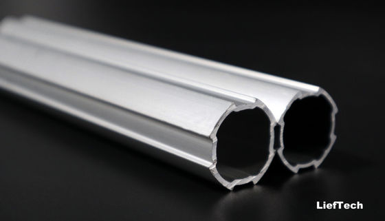 6063 T5 Tubos de liga de alumínio de 19 mm de diâmetro Superfície oxidada