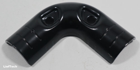estampação de 90 graus Metal Pipe Joint com dois pares de M6 * 25 parafusos