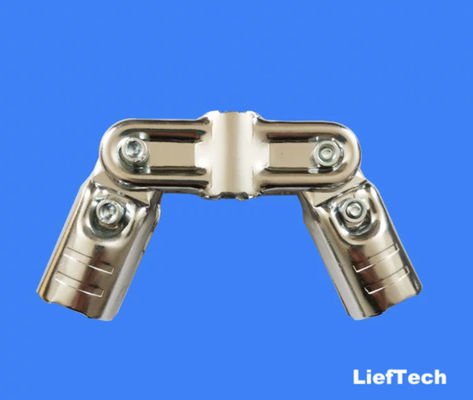 Conectores de tubos cromados resistentes móveis H-12 flexíveis