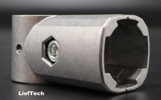 Conector de tubos de liga de alumínio de fundição a óleo OEM