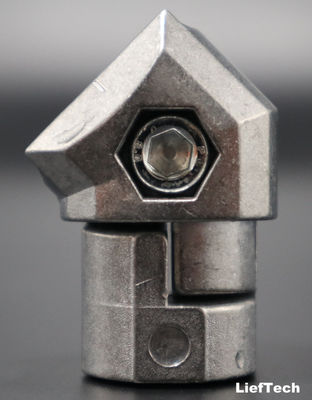 Alumínio 45 Graus Tubo Joint Fitting Quadro Industrial 0,052kg / pcs