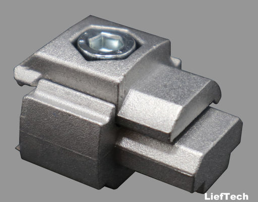 6063 T5 liga de alumínio Metal Pipe T Joint Material reciclável fácil de montar