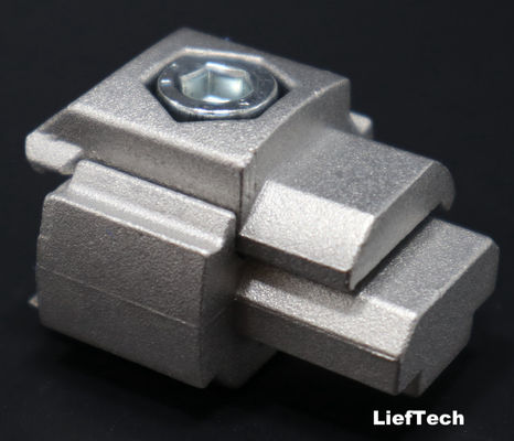 6063 T5 liga de alumínio Metal Pipe T Joint Material reciclável fácil de montar