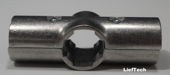 6063 T5 Alumínio Ligação Cruz de tubulação Fácil de montagem superfície oxidada
