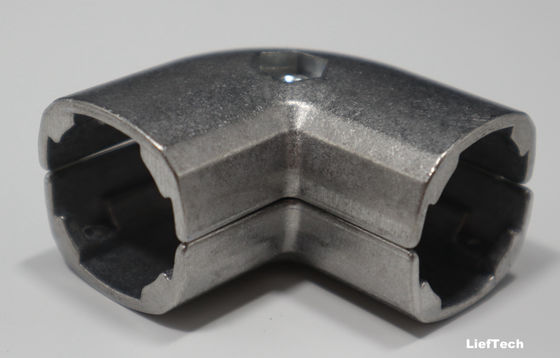 Conector do sistema Karakuri Junções de tubos de alumínio rotativas externas de 180 graus