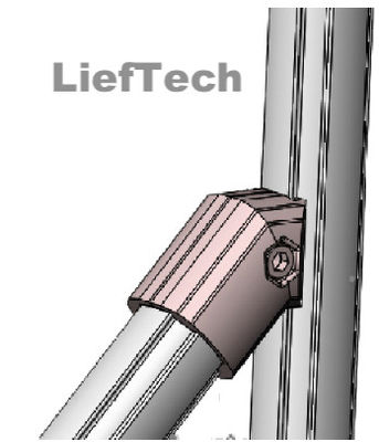 Tecnologia Lief Conector de tubulação de 45 graus 0,058 kg/pcs