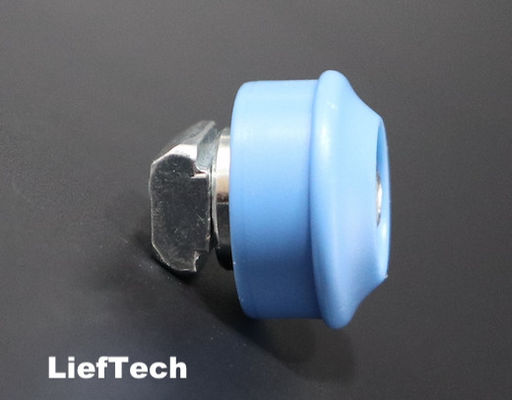 Roda de rolamento de poleia leve com deslizador para componente de rolamento linear