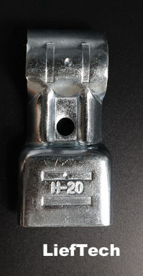 Conector de tubos inclinados de alta resistência, articulação em forma de t em ângulo reto quadrado