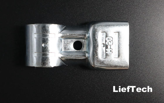 Conector de tubos inclinados de alta resistência, articulação em forma de t em ângulo reto quadrado