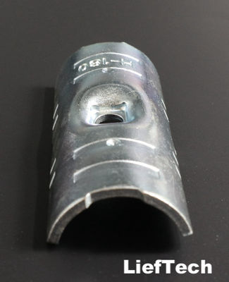 Conector de tubos metálicos de tubo magro Acessórios de tubos de aço Prensas conjuntas de 180 graus