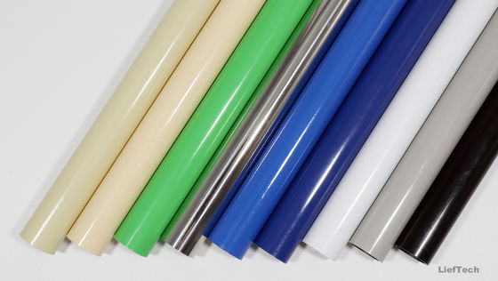 Tubo de aço revestido com PE de plástico de espessura de 1,5 mm Tratamento antirruído